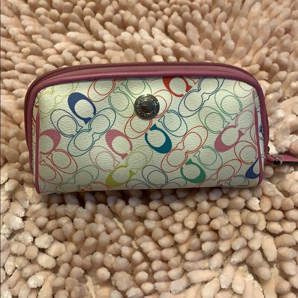 Coach cosmetic case